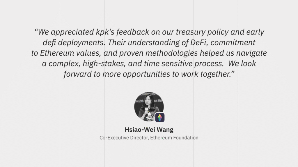 Co-Executive Director, Ethereum Foundation